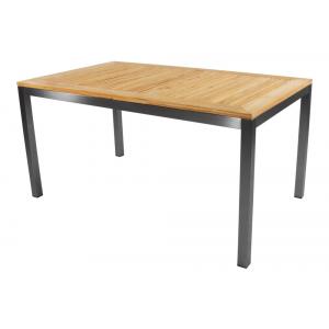Marmaris tuintafel uitschuifbaar 152/210 met houten tafelblad 