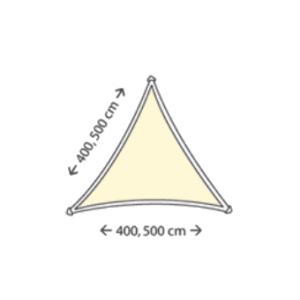 Nesling Dreamsail schaduwdoek driehoek creme 4 x 4 x 4 meter